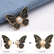 Stylish Butterfly Hair Clips Set Detachable Design and Pearl Accent - Image 16