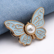 Stylish Butterfly Hair Clips Set Detachable Design and Pearl Accent - Image 7