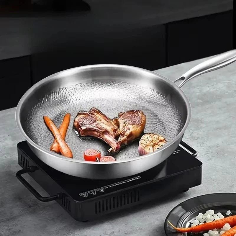 Titanium Non-Stick Frying Pan Induction Cooking - Image 2