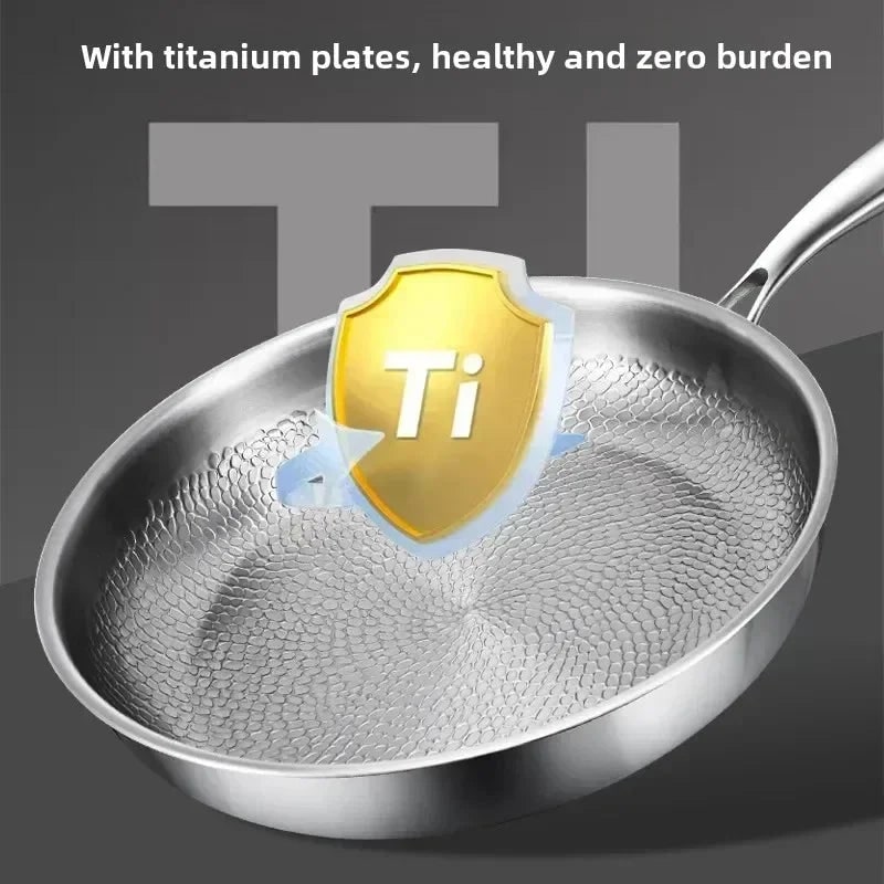 Titanium Non-Stick Frying Pan Induction Cooking - Image 5