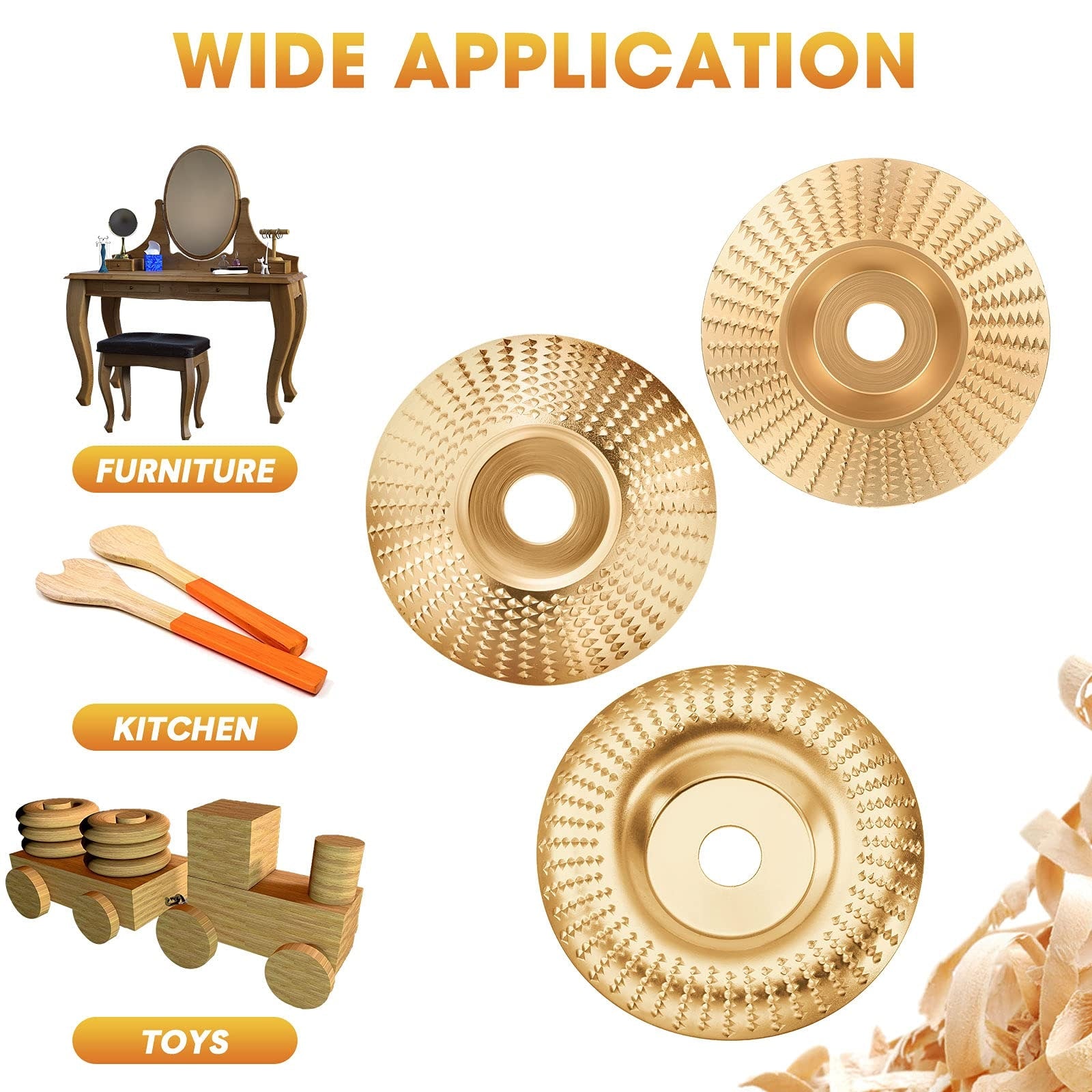 Tungsten Carbide Wheel Woodworking and Metalwork - Image 3