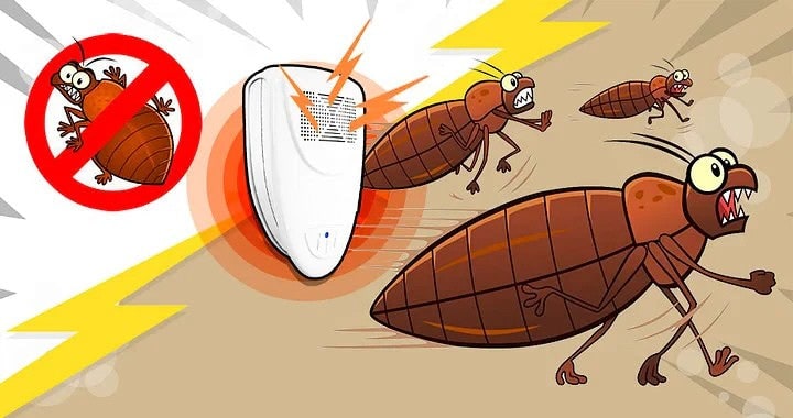 Ultrasonic Bed Bug Repeller Safe Pest Control Device Home Use - Image 7