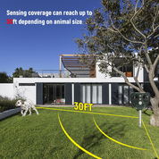 Ultrasonic Bird Repeller Solar Powered Device Outdoor Use - Image 3