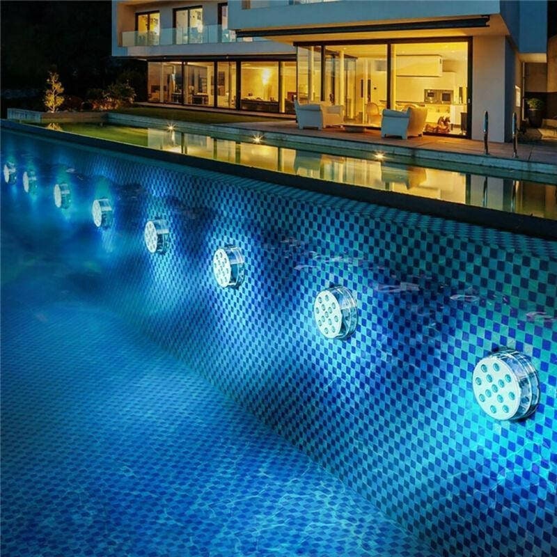 Underwater Pool LED Lights Remote Control Night Swimming Fun - Image 3
