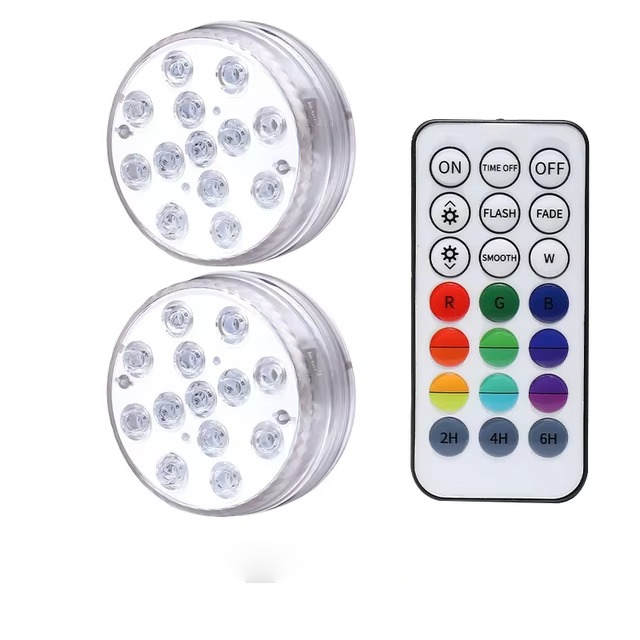 Underwater Pool LED Lights Remote Control Night Swimming Fun - Image 7
