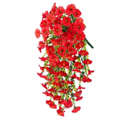 UV Resistant Artificial Hanging Flowers Outdoor Decor