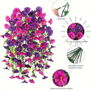 UV Resistant Artificial Hanging Flowers Outdoor Decor - Image 8