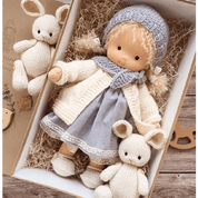 Waldorf Doll Handmade Soft Wool Toy Durable and Cozy - Image 3