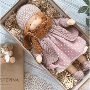 Waldorf Doll Handmade Soft Wool Toy Durable and Cozy - Image 4