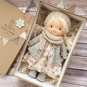 Waldorf Doll Handmade Soft Wool Toy Durable and Cozy - Image 6