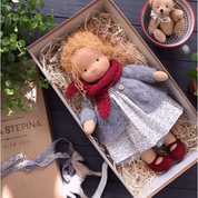 Waldorf Doll Handmade Soft Wool Toy Durable and Cozy - Image 8