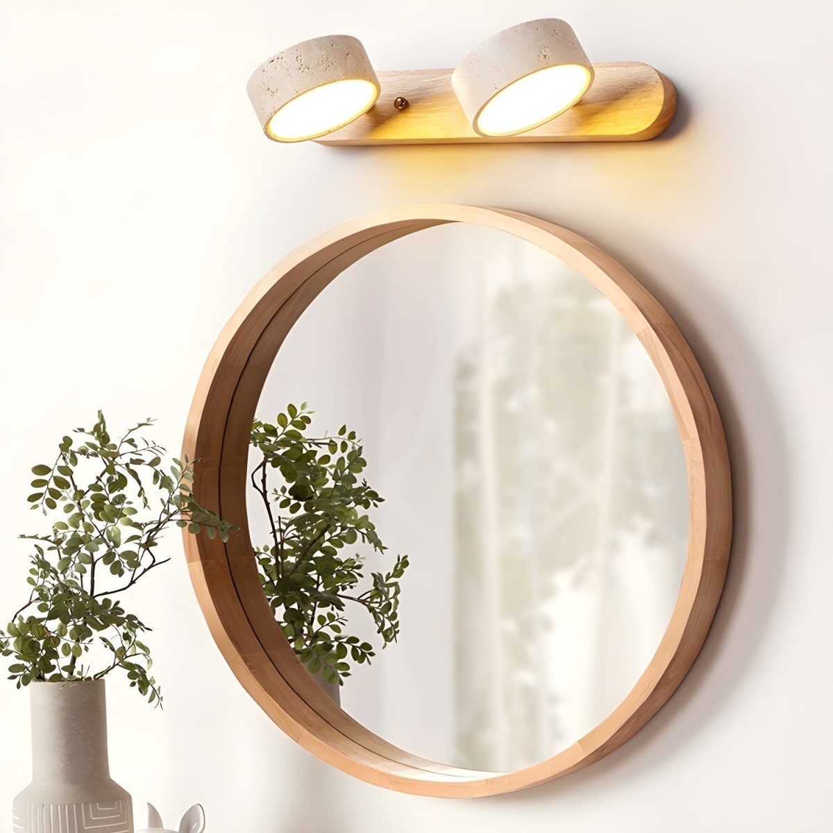 Wall Light Sconces Modern LED Travertine Indoor Luxury Lighting - Image 4