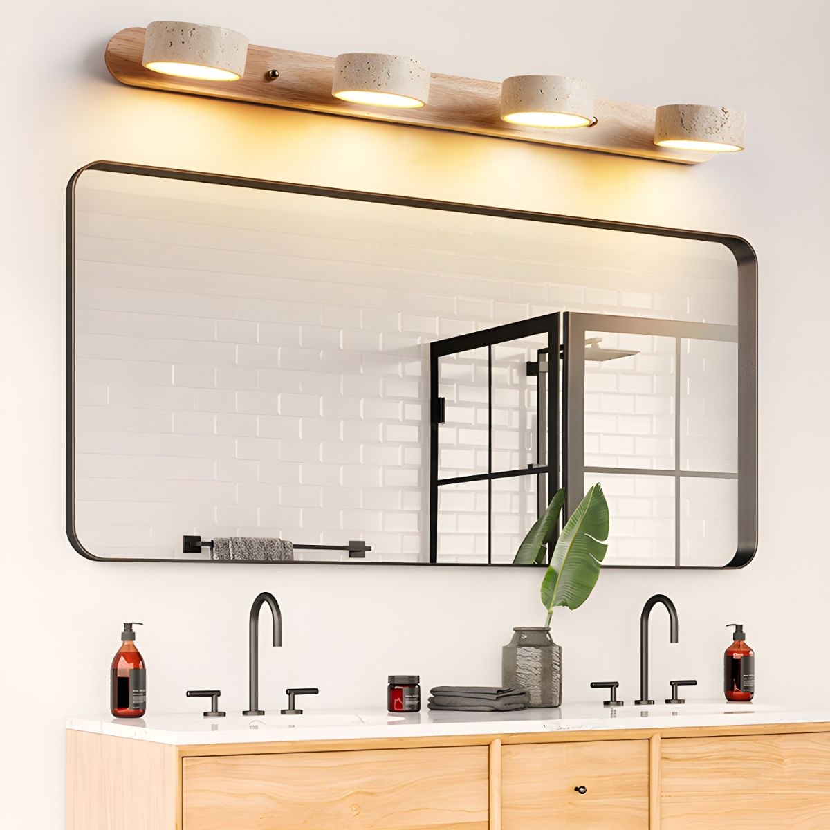 Wall Light Sconces Modern LED Travertine Indoor Luxury Lighting - Image 6
