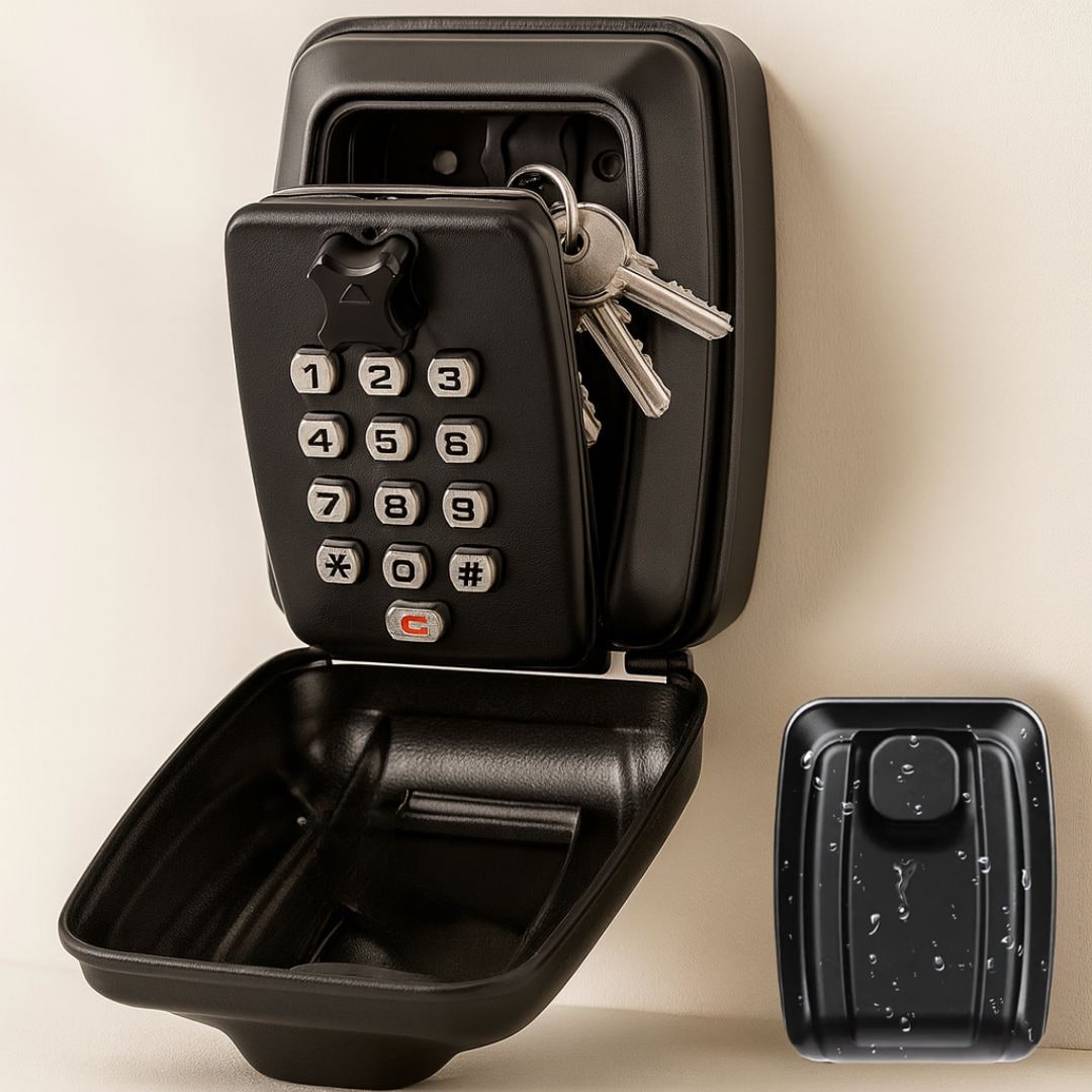 Weatherproof Key Safe Adjustable Code Home Security Storage - Image 1