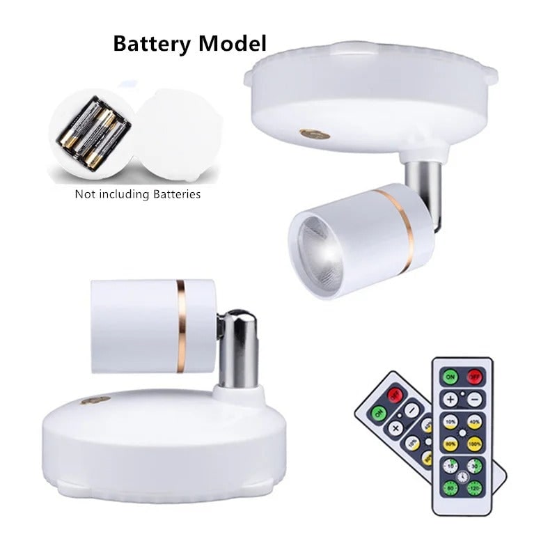 Wireless LED Spotlight Remote Control Home Lighting - Image 2