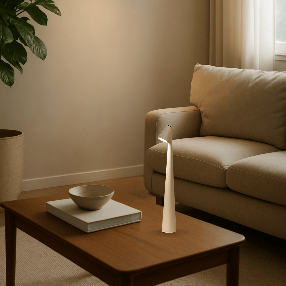 Wireless LED Table Lamp Dimmable Modern Design Warm White Light - Image 9