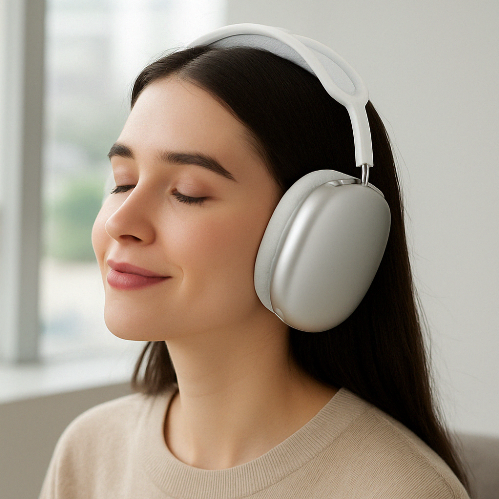 Wireless Noise Cancelling Headphones Audio Over-Ear - Image 3