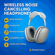 Wireless Noise Cancelling Headphones Audio Over-Ear - Image 4