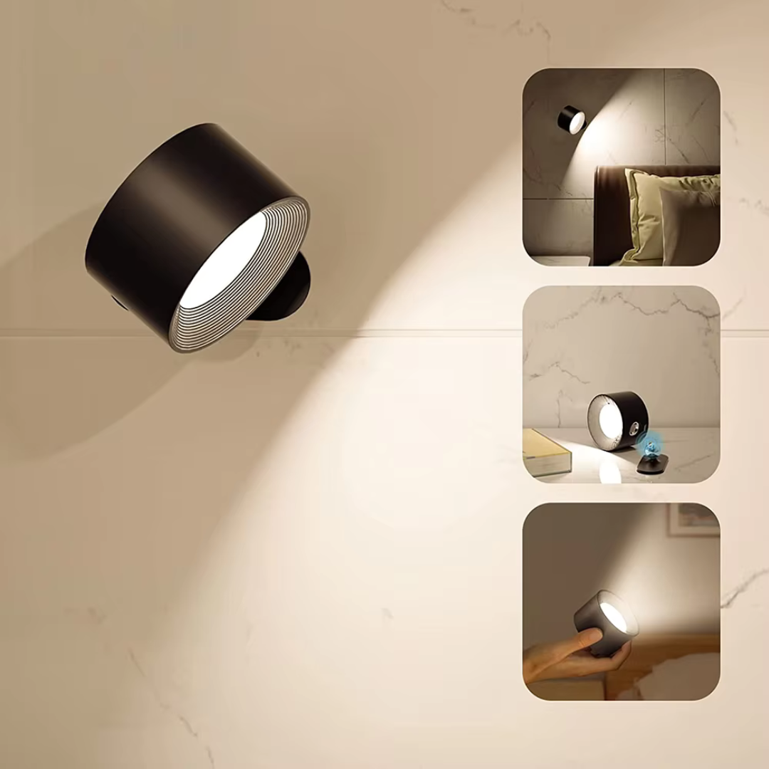 Wireless Scandinavian Wall Lamp Rechargeable Remote-Controlled Design - Image 3