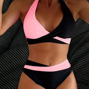 Women's Bikini Set High Waisted Two Piece Cross Back Swimwear - Image 10