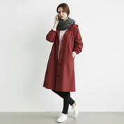 Women's Trench Coat Overcoat Double-Breasted - Image 9