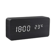 Wood Alarm Clock LED Display and Voice Control Functionality - Image 10