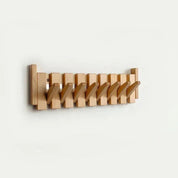 Wood Wall Hook Rack Elegant Home Organization Durable Design - Image 6