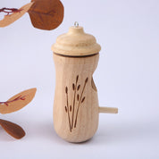 Wooden Hummingbird House Garden Decor Natural Finish Bird Feeder - Image 6