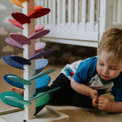 Wooden Rainbow Tower Educational Sensory Play - Image 6