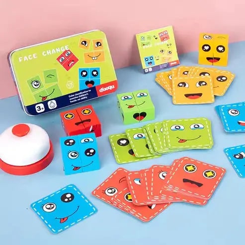 Wooden Stacking Blocks Educational Sorting Game 3+ - Image 6