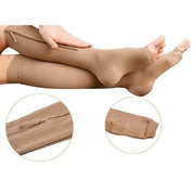 Zippered Compression Socks Supportive Calf Sleeve Design - Image 4