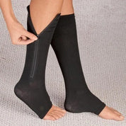 Zippered Compression Socks Supportive Calf Sleeve Design - Image 7